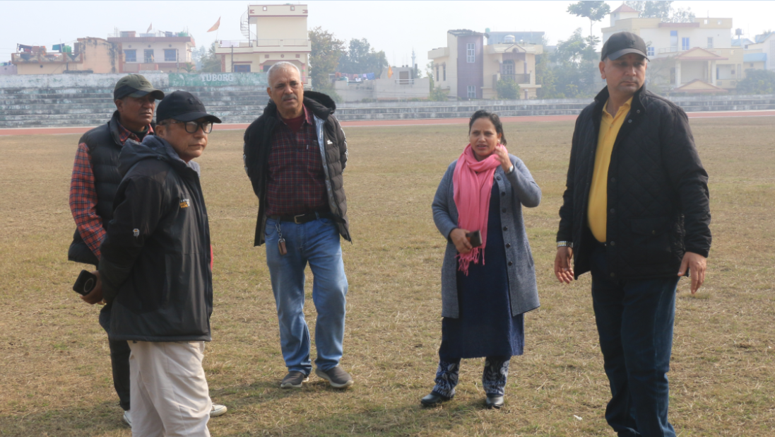 लुम्बिनी कप महिला फुटबलको तयारी तीब्र, विशिष्ट व्यक्तिहरुद्वारा चासो व्यक्त 