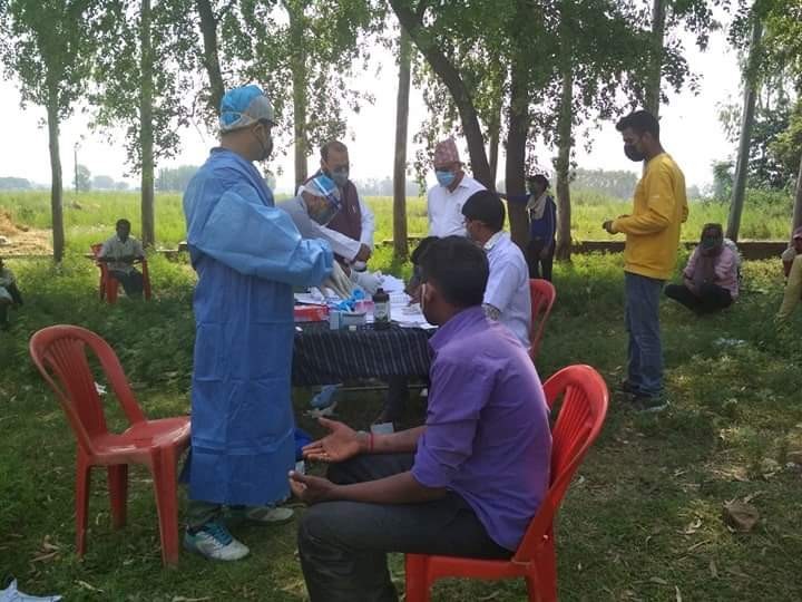 नरैनापुर क्वारेन्टाइनमा बसेका सबै १ सय ३४ जनाको कोरोना रिपोर्ट नेगेटिभ