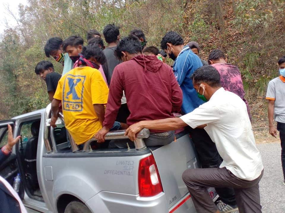 राप्तीसोनारी गाउँपालिका लकडाउनमा पैदल यात्रीको उद्धारमा केन्द्रीत बन्दै