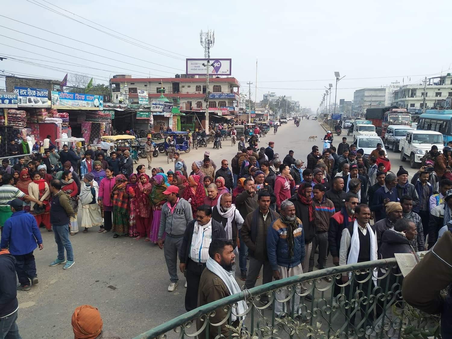 बागेश्वरी मन्दिरको नाममा जग्गा गराउने तयारी हुँदा जग्गा धनीहरुले सुरु गरे आन्दोलन