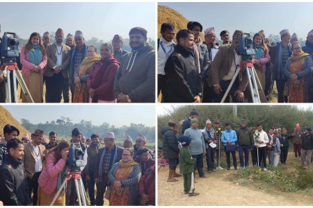 कोहलपुरमा ऐलानी जग्गा नापजाँच तीब्र: वडा नम्बर २ मा सकियो, १२ मा सुरु