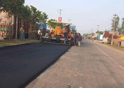 मन्त्री हुँदा राईले शिलान्यास गरेका दुई सडक योजनाको काम सुरू