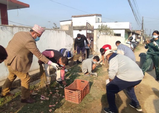 कोहलपुर नगरपालिका–१४ मा बृहत् सरसफाई