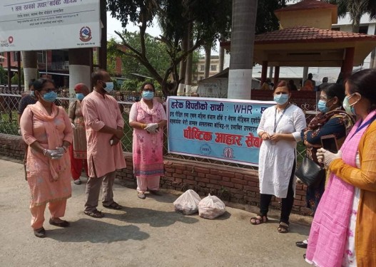 कोरोना संक्रमितका लागि पौष्टिक आहार सेवा शुरु