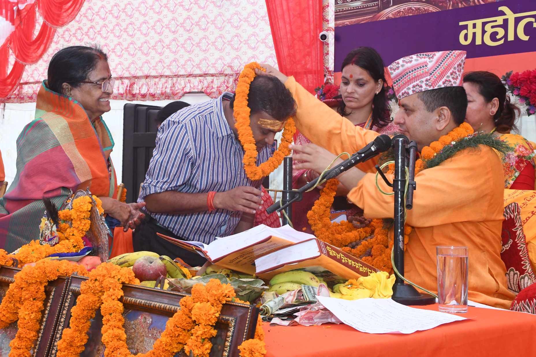 वैकुण्ठधाम आध्यात्मिक महोत्सव: चौथो दिन ३० लाख दान